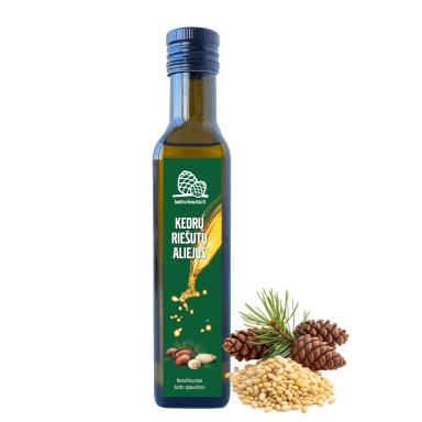 Kedrų riešutų aliejus  250 ml