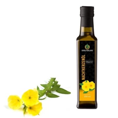 Šaltai spaustas nakvišų sėklų aliejus 250 ml